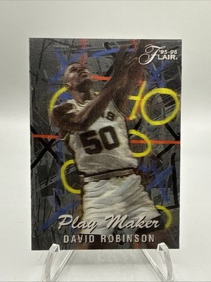 1995-96 Flair DAVID ROBINSON Play Maker #8 - San Antonio Spurs