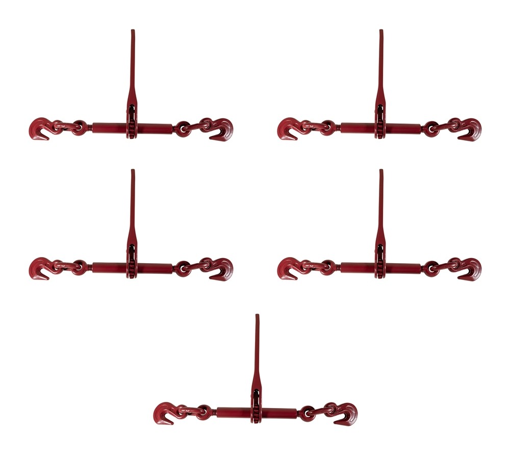 (5) Mytee Products 3/8"-1/2" Heavy Duty Ratchet Binder w/ Grab Hooks 9,200 # WLL