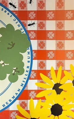 Herman Miller Teller auf Tisch Sommer Picknick Poster 1985 Stephen Frykholm O...