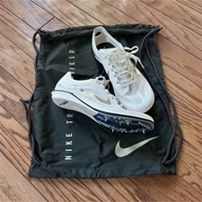 Nike ZoomX Dragonfly 2 Elite JI - Size 7.5 - Running Spikes Sail/Gold Grain