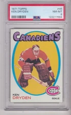 A BEAUTY !! PSA 8 1971 Topps #45 H.O.F. Ken Dryden ROOKIE Montreal Canadiens
