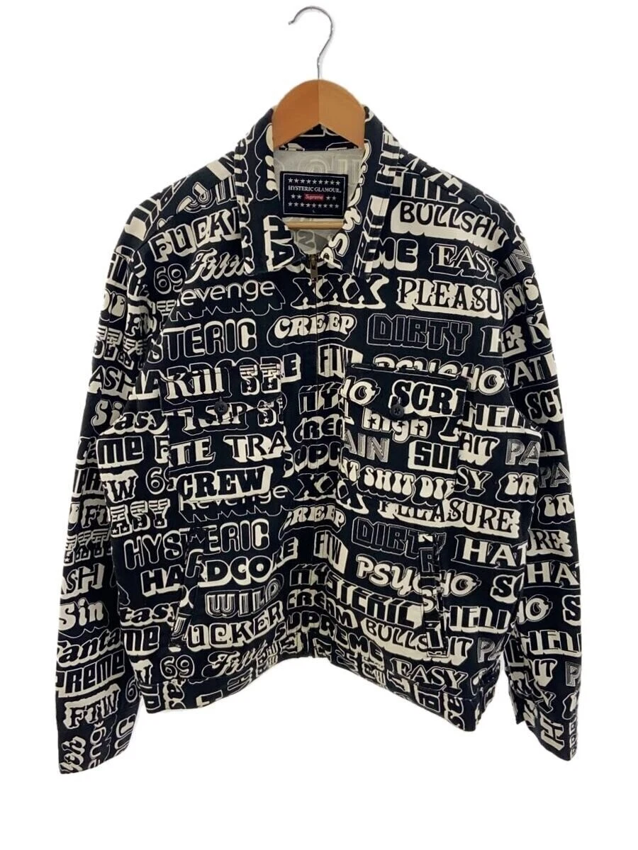 Supreme Hystérique Glamour 17Aw Texte Travail Jkt/Veste/L/Noir