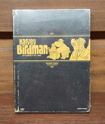New Factory Sealed Harvey Birdman Attorney at Law 3 Box Set (DVD) 
