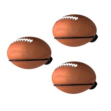 Football Wall Mount 3 Pack Football Holders Display Metal Football Holder Room
