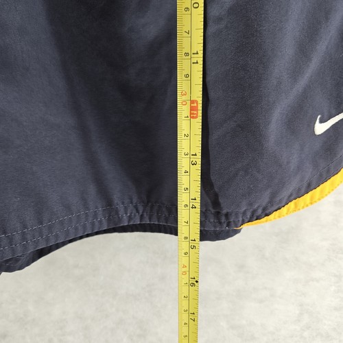 Nike Shorts Womens Large Lightweight Athletic Running Casual Ladies Blue White Y - Picture 6 of 10