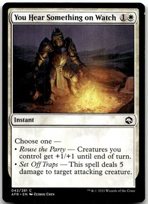 You Hear Something on Watch 042/281 The List Reprints Magic: The Gathering LP
