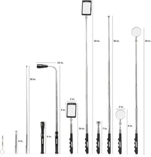NEIKO 20736A (6) Piece Set, Magnetic Tool & Telescoping Mirror Set, Adjustable T