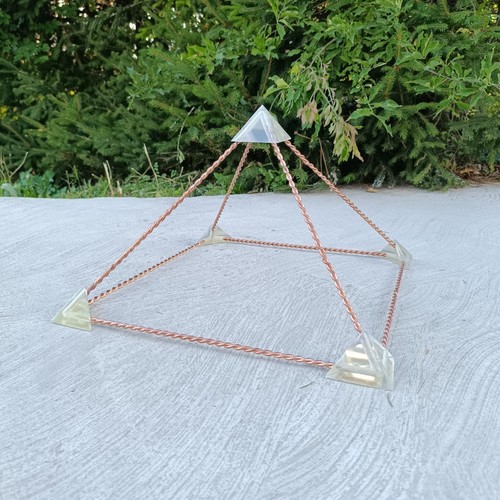 Sacred Cubit Tensor-Flux Hybrid Gizeh Geometrie Pyramide 1/2 Empowermt 188Mhz klar - Bild 18 von 18