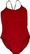 NWT New Gilda Marx #7131151 Garnet Red Dance Ballet Leotard  X-Large Adult
