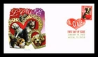 US COVER LOVE PUPPY IMPERFORATE FIRST DAY ISSUE PANDA CACHET