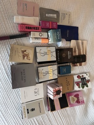 Assorted Samples Designer Fragrance & Beauty Womens New