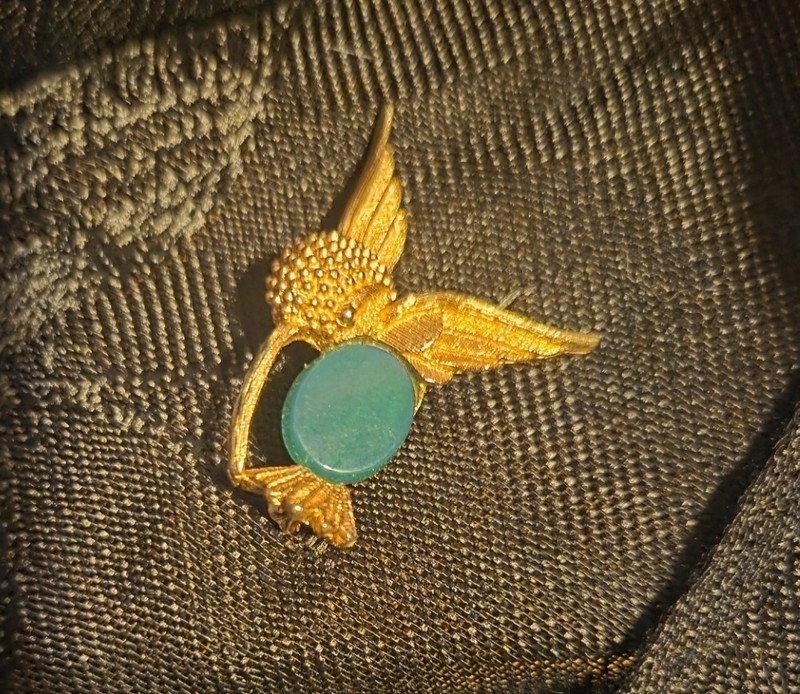 Hummingbird Pin Brooch By JJ