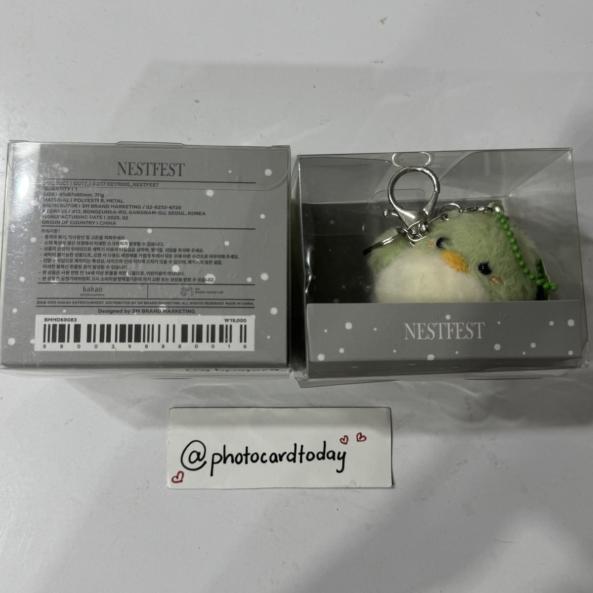 GOT7 NESTFEST ドール キーリング タイ バージョン 新品 未開封 GOT7 2025 CONCERT NESTFEST OFFICIAL MD I GOT7 DOLL KEYRING