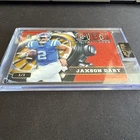 2024 Wild Card 1/1 JAXSON DART QB1 ON THE CLOCK COLOR MATCH