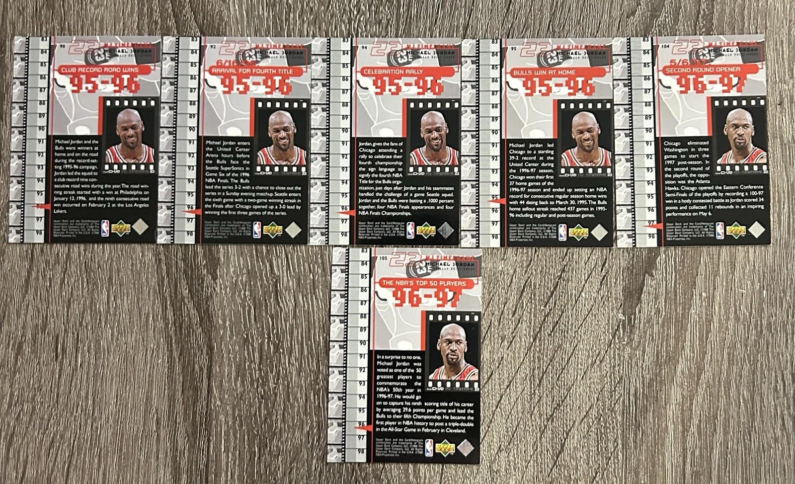 Michael Jordan 1998 Upper Deck MJ Timeframe Lot Of 26 Cards thumbnail 7