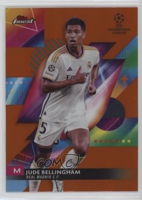 2023-24 Finest UEFA Club Competitions Orange Refractor 4/25 Jude Bellingham 0oc7