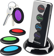 Key Finder Locator, 80Db Wireless Remote Item Tracker, RF Finder for Key, Pet, L