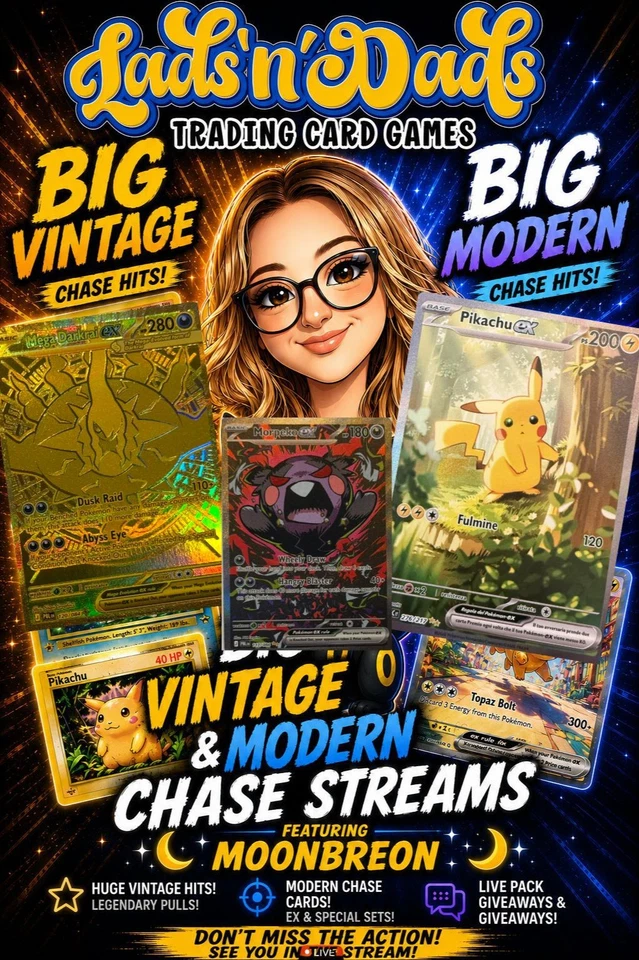GOLD DARKRAI ENGLISH!?!? VICKYS HUGE SLAB & BIG MODERN CHASE STREAM!
