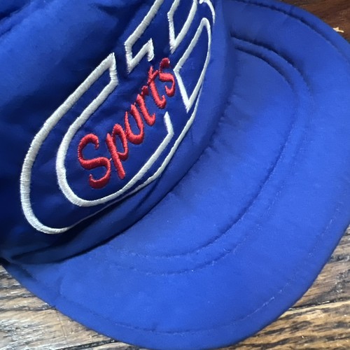 Vintage CB Sport Skimütze Mütze One Size blau Ohrenklappen 80er Style - Bild 8 von 13