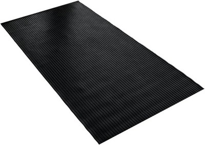 GMT330 Black 8' x 4' Flex Tough Garage Floor Mat Thick Heavy Duty Rubber Protect