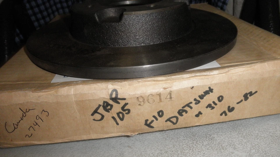 Datsun #40206-M5600 1976-82 tracción delantera F10 y 310 freno de disco rotor niña #GR606 Foto 2 de 4