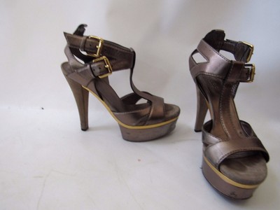 gunmetal platform heels