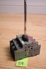 ABB OT100F3 Non-Fused Disconnect, 100 Amp, 3-Pole -   Breaker handle  Switch