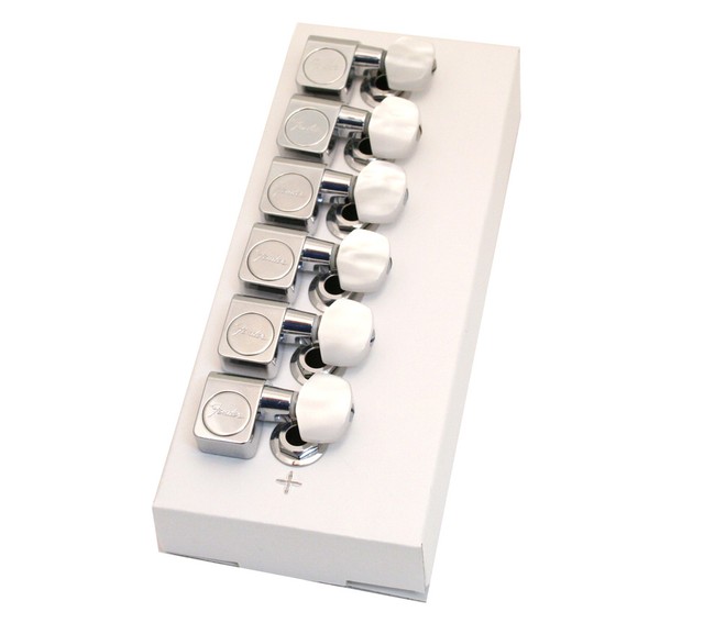 Fender Pearloid Button Chrome American Guitar Tuners Strat Tele 099