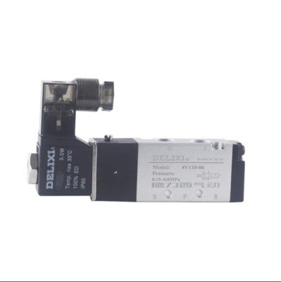 1PC New Delixi 4V110-06 4V11006 110VAC Solenoid Valve Brand Free Ship