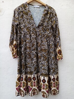   Tunika  Kleid 38/40/42  beachwear sommerkleid Animal