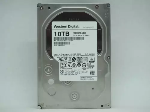 Western Digital 10TB 3.5" SATA 7200RPM Desktop HDD Tested, Wiped - WD101EDBZ
