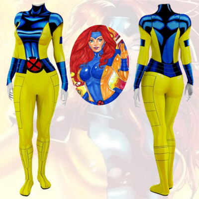 Jean Elaine Grey Bodysuit X-Men 97 Cosplay costume Adult and kids