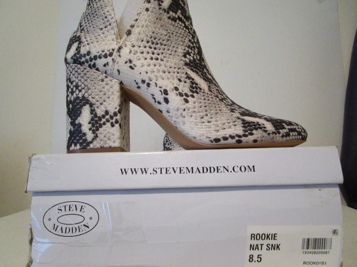 Print Steve Madden Rookie Snakeskin Steve Madden Rookie Natural