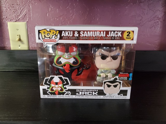 Funko Pop! Animation: Aku & Samurai Jack 2 Pack Vinyl Figures for sale online | eBay