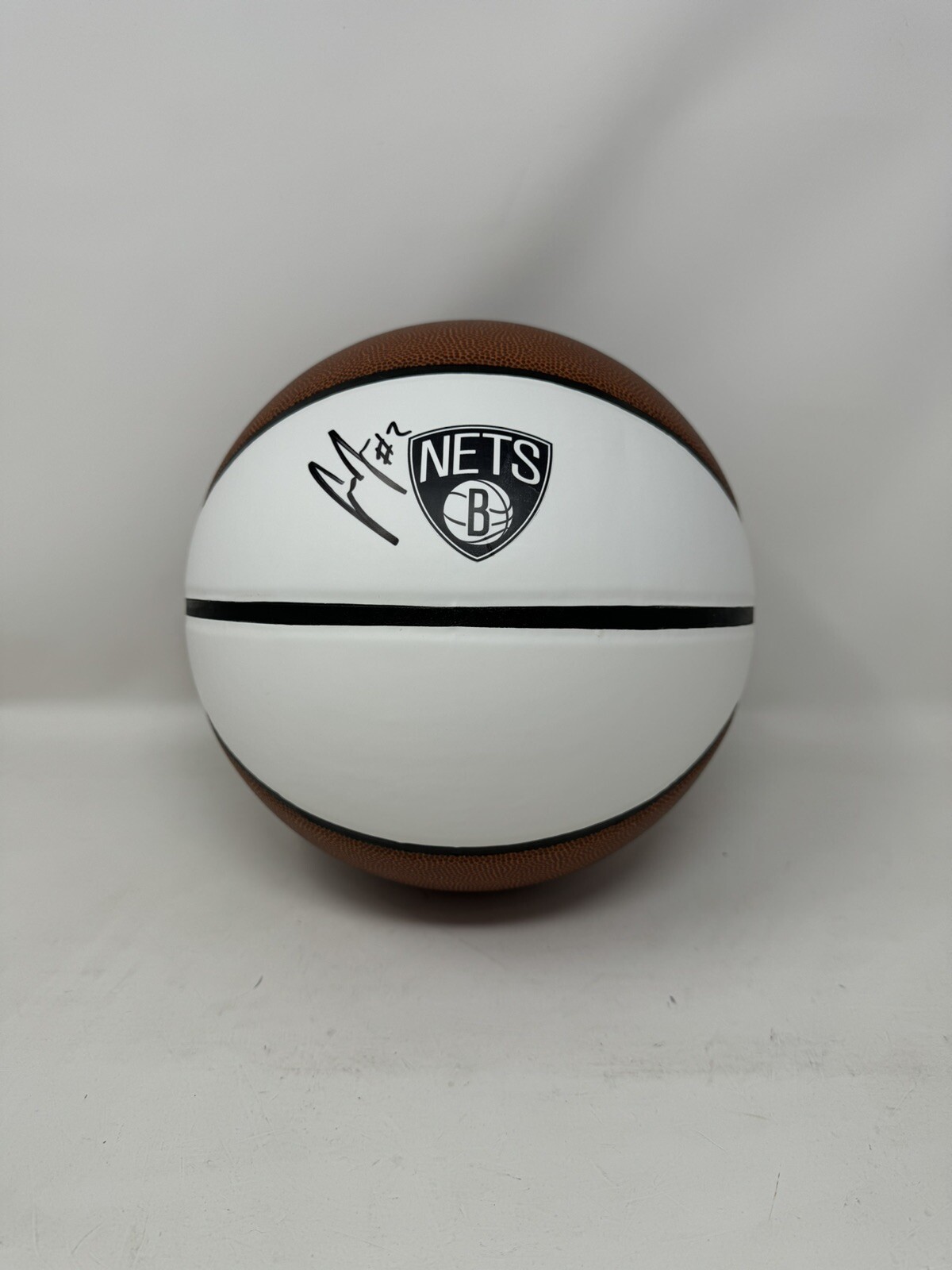 Cam Johnson Autographed Signed Brooklyn Nets FULL SIZE BASKETBALL PSA/DNA COA 