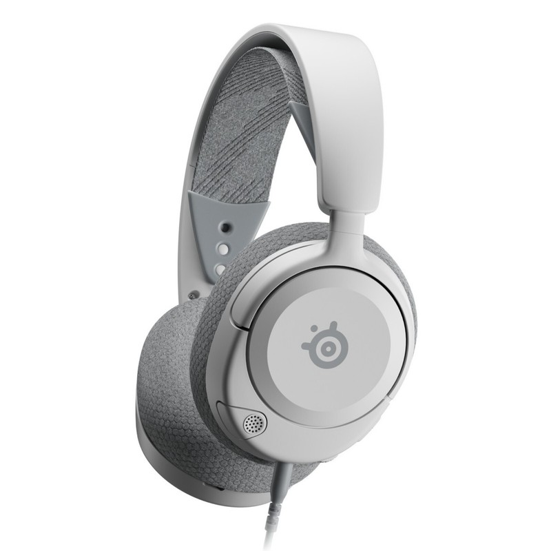 SteelSeries Arctis Nova 1 Multi System Gaming Headset Microphone Slim Light Grey