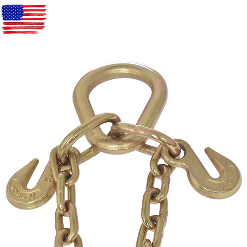 G70 15" Large V-chain J Hooks 2' Flatbed Tow Truck Rollback Wrecker Carrier - Picture 11 of 11