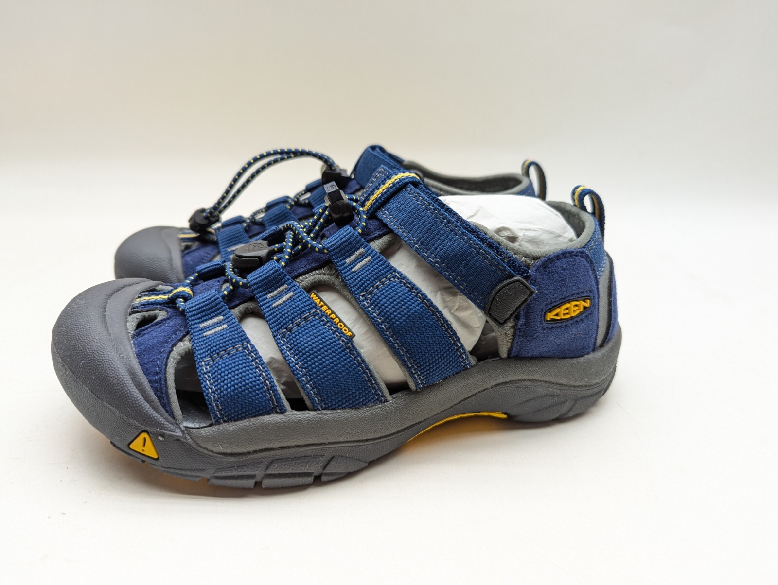 Sandali bambino Keen Newport H2 blu navy taglia 3 giallo scarpe acqua