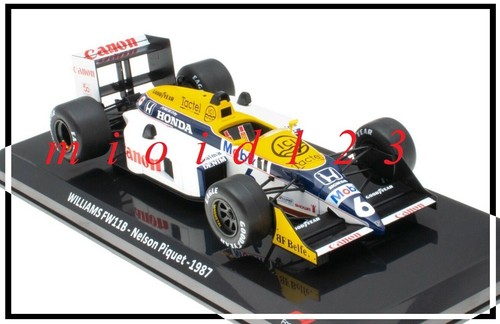 1987 - WILLIAMS HONDA FW11B : Nelson PIQUET - WORLD CHAMPION - Die-cast F1 1/24