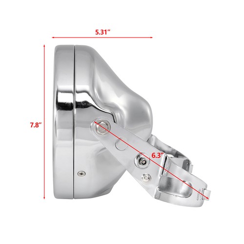 7 inch LED Headlight Housing Bucket for Kawasaki Vulcan VN 500 750 800 900 1500 - Bild 2 von 12