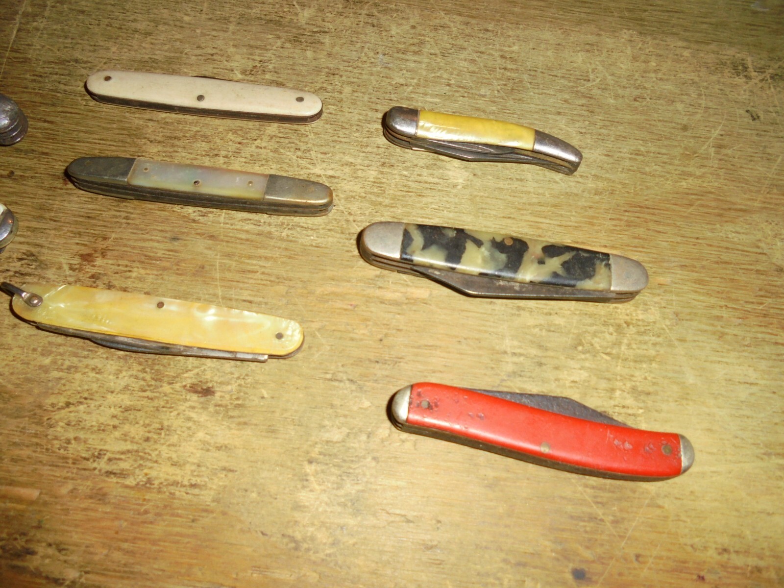 9 Vintage Pocket Knives Lot 19501970 usa made eBay