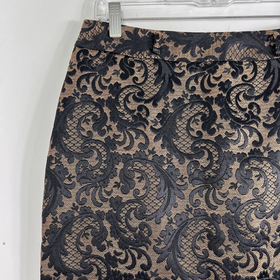 Юбка-карандаш Worthington женская размер 8 пейсли парча длина до колена - Изображение 2 из 4