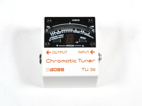 Used Boss TU-3S Chromatic Mini Guitar Pedal Tuner