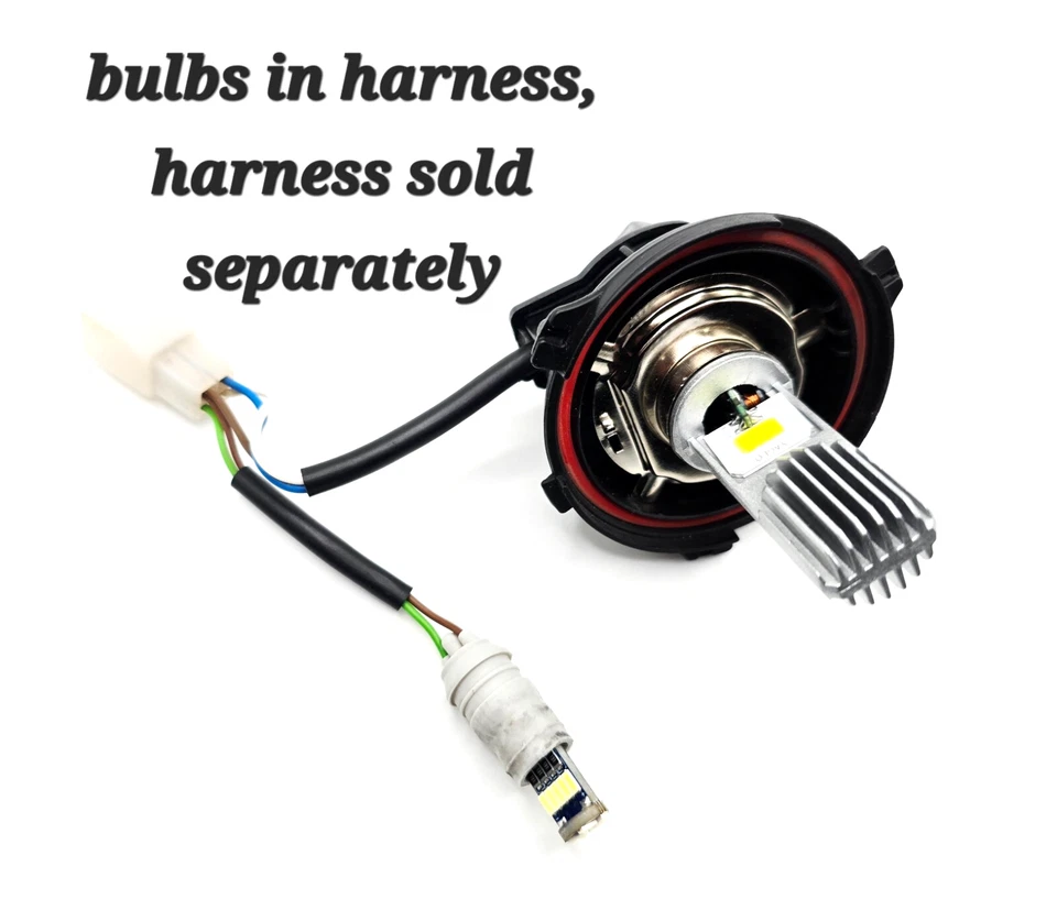 🌟2 Ultra Hi/Low LED Light Bulbs for Honda CB500F CB500X 2013–2015⬆️Visibility - Image 3 of 4