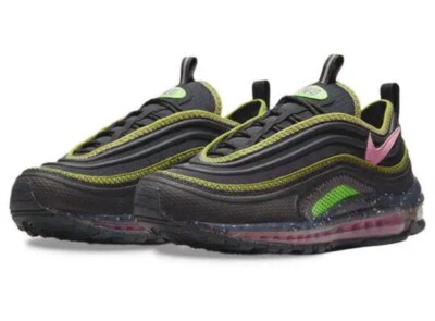 Nike Air Max Terrascape 97 Black Elemental Pink Lime Shoes DJ5019-004 Men's 13