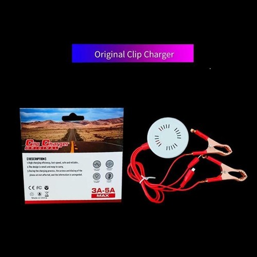 Car USB Charging Station with Battery Clip 4 USB Interface Charger for Phone PC - Zdjęcie 3 z 6
