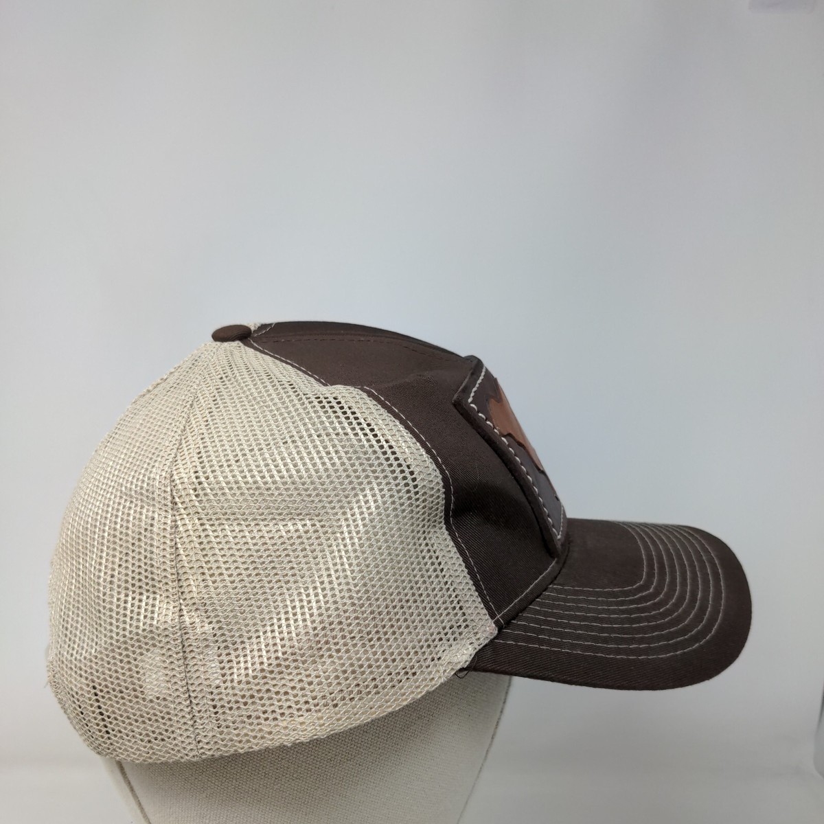 Ivory Headwear Snapback Trucker Hat Brown One Size