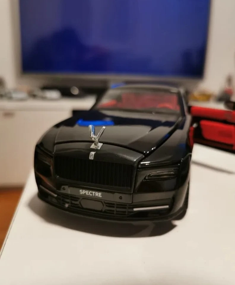 1/24 Rolls Royce Spectre 1:24 Lujo Modelo Diecast Coche Juguete Niños Adultos Regalo Foto 4 de 4