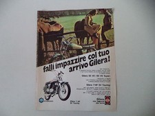 advertising Pubblicità 1973 MOTO GILERA 7HP 7 HP 5V TOURING