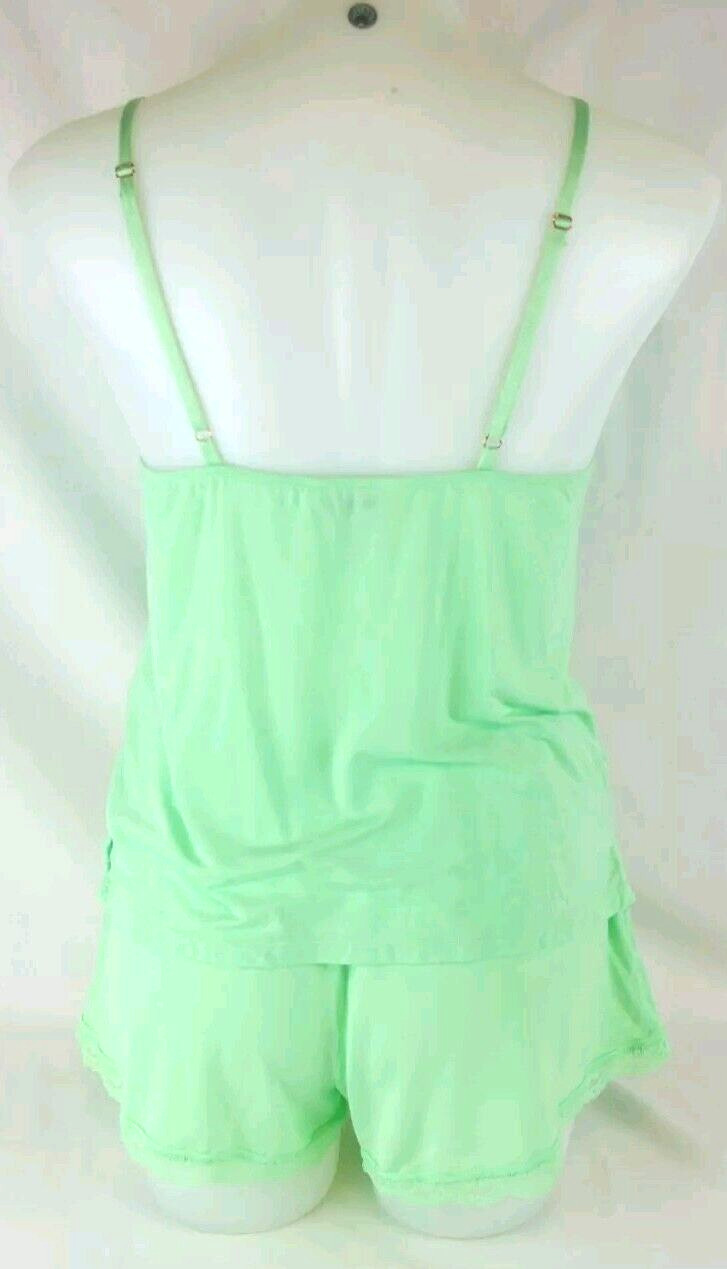 Sofia Intimates Mint Green 2PC Shorts Pajama Set … - image 5